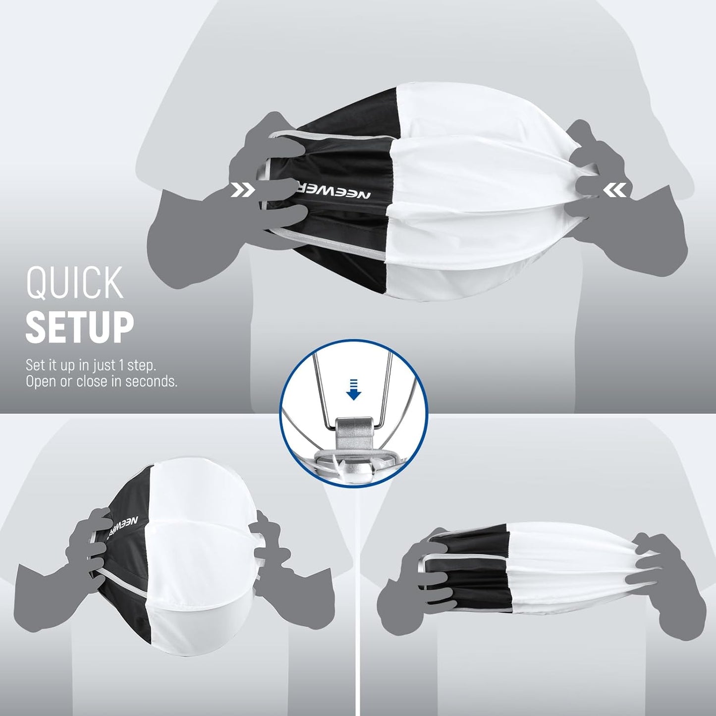 Neewer 10103514 12" Lantern Softbox for HS60B LED