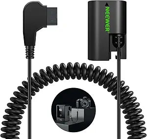 Neewer D Tap LP-E6NH Dummy Battery Canon EOS Power Cable — main product image