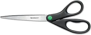 Westcott 13138 Kleenearth Recycled 9-Inch Scissors — main product image