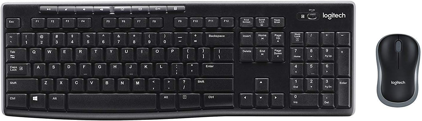 Logitech K270 Wireless Keyboard and M185 Mouse Combo