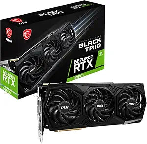 MSI RTX 3090 TI Black Trio 24G Gaming Graphics Card — main product image