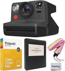 Polaroid Now 2nd Gen Instant Camera Bundle Black