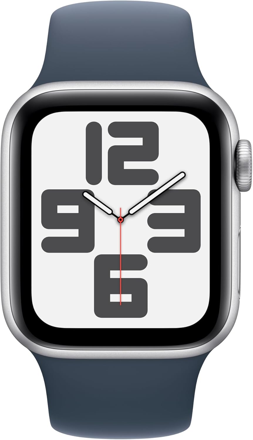 Apple Watch SE (2nd Gen, GPS) Silver (Renewed)