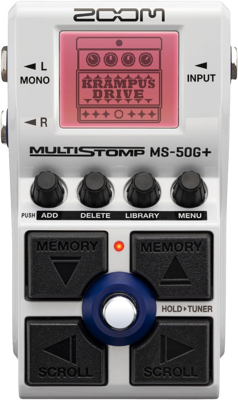 Zoom MS-50G+ MultiStomp Guitar Effects Pedal — main product image