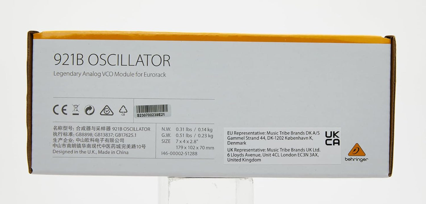 Behringer 921B OSCILLATOR Analog VCO Eurorack Module