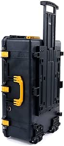 Pelican 1650 Black & Yellow Case with Dividers — main product image