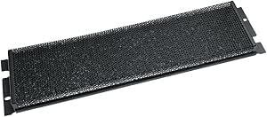 Middle Atlantic TA Finishing Trim Strips Black Brushed Anodized