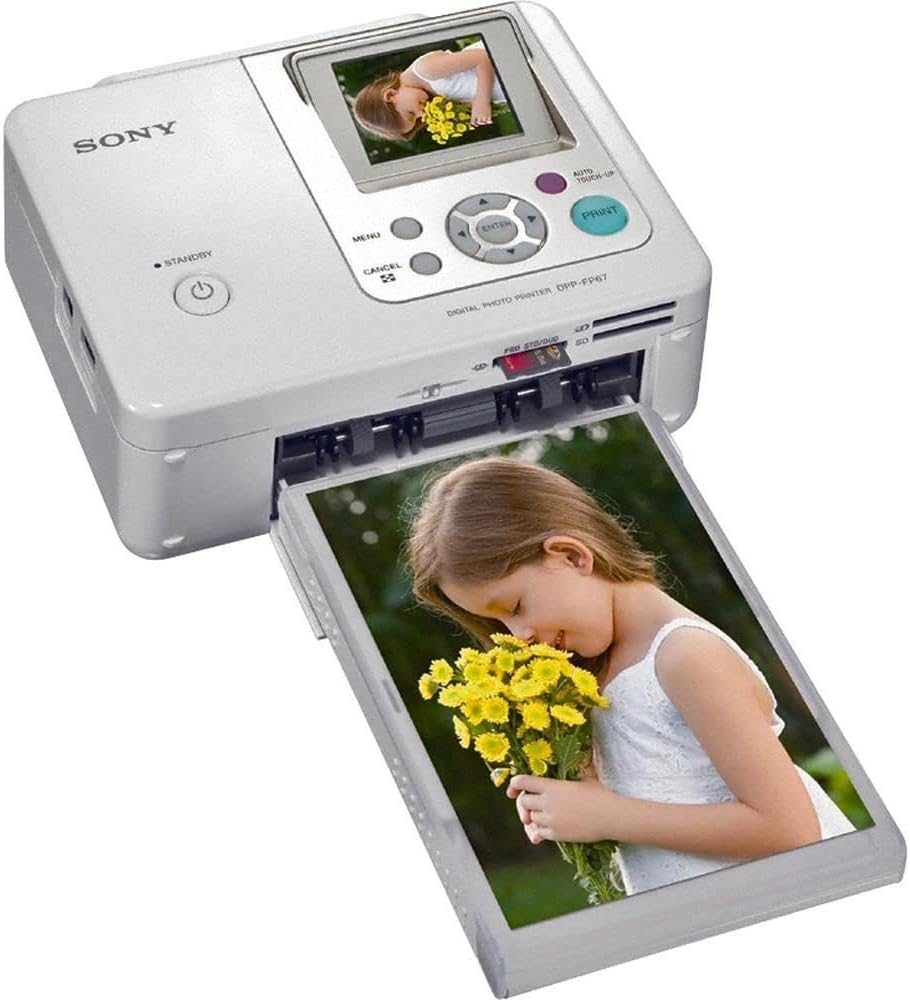 Sony DPP-FP67 Picture Station Photo Printer, 2.4" LCD