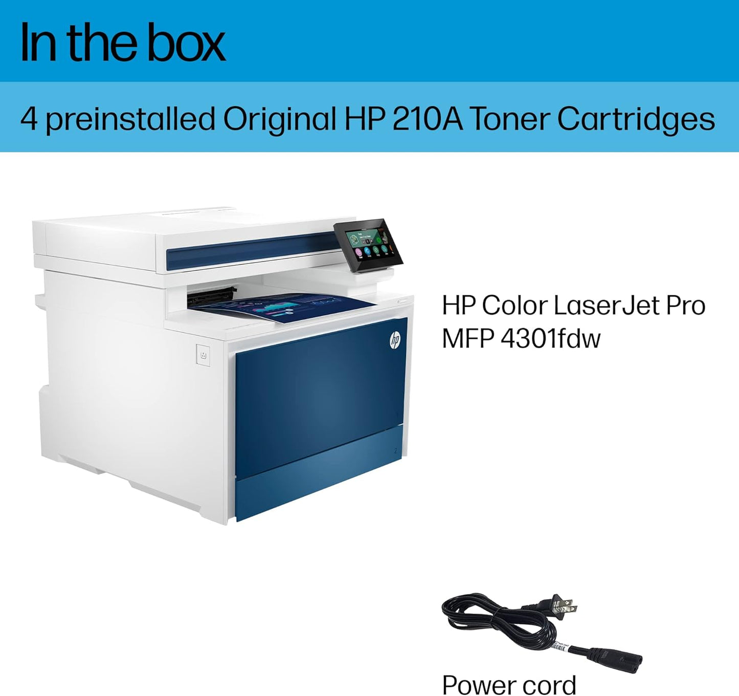 HP 4301fdw Color LaserJet Pro MFP Printer