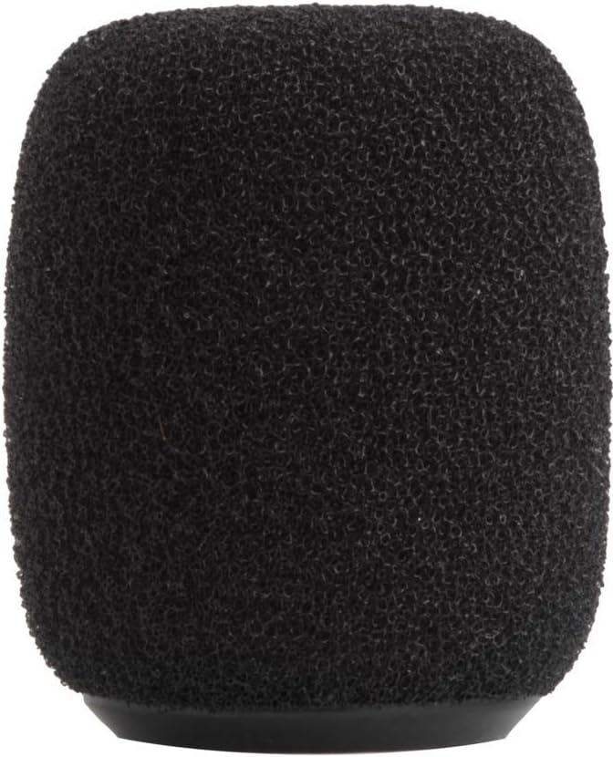 Shure RK183WS Microphone Windscreens Black Foam Snap-Fit 4-Pack