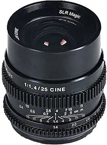 SLR Magic Magic_25mm f/1.4 Sony E-Mount Cine Lens — main product image