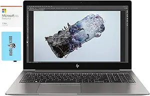 HP 7KU69UT ZBook 15u G6 i7 2TB SSD Win 10 Pro Laptop