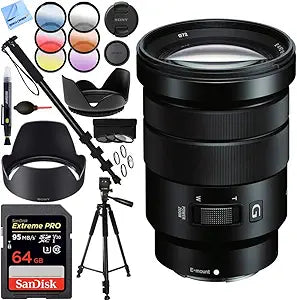 Sony E7SNSELP18105G 18-105mm Power Zoom Lens Bundle