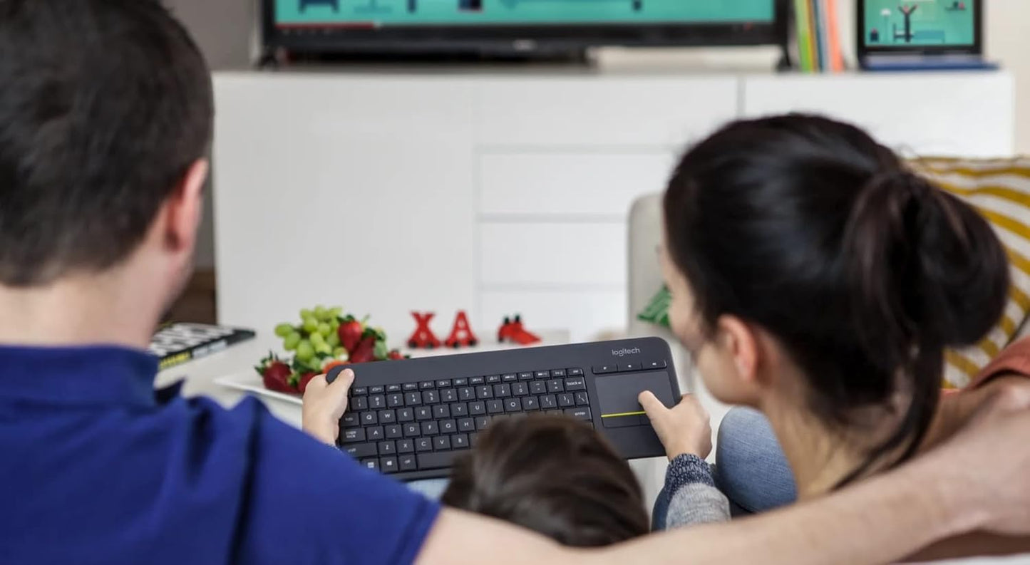 Logitech K400 Plus Wireless Touch Keyboard Renewed