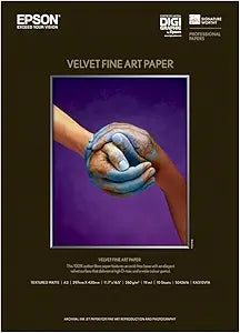 Epson KA310VFA Velvet Fine Art Paper A3 10-Pack