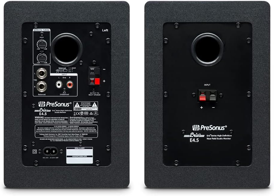 PreSonus PRESONUSERIS45 Eris E4.5 Studio Monitor Bundle