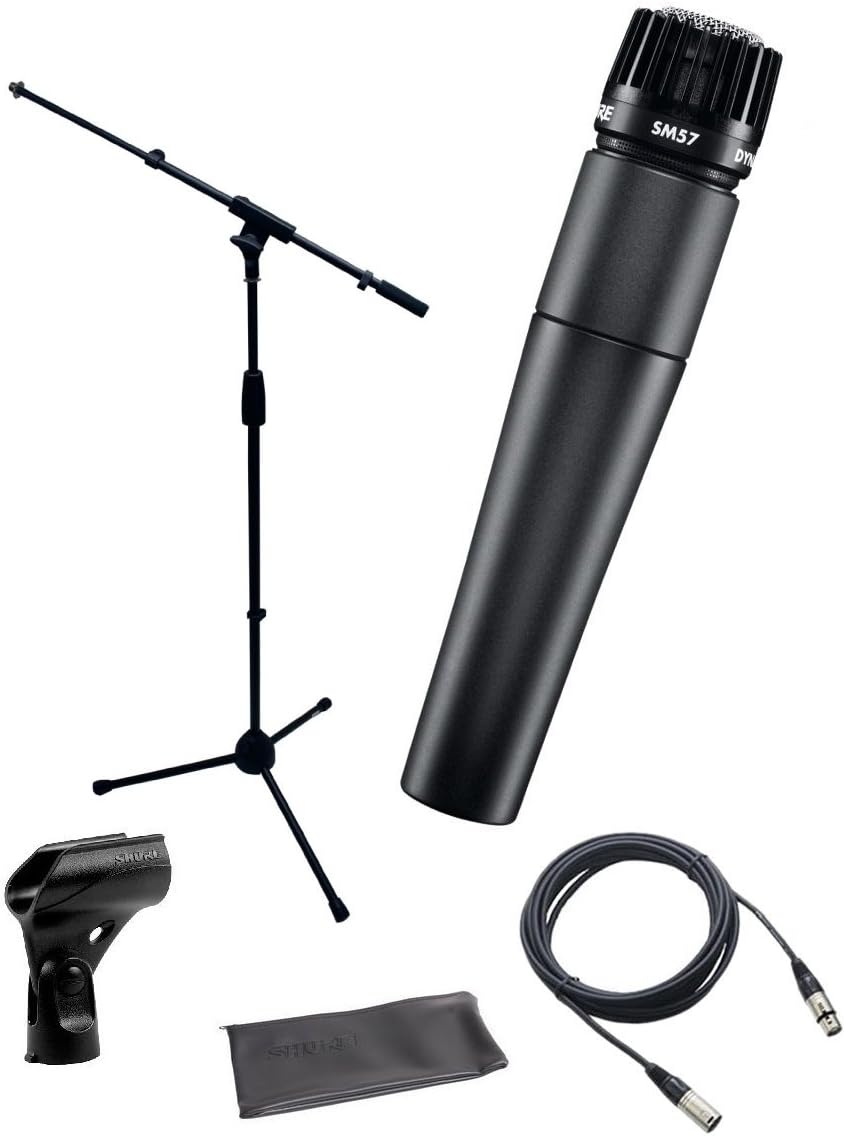 Shure SM57LC Instrument/Vocal Microphone Bundle
