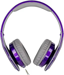 JVC HASR100XV Elation XX Violet Headphones - Mic