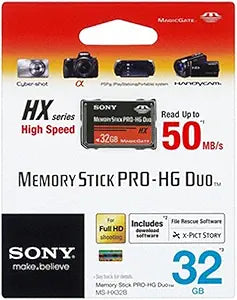 Sony 2724335456544 Memory Stick PRO-HG Duo 32GB HX — main product image