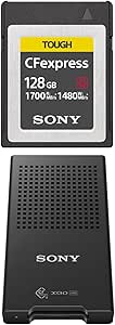 Sony 128GB Tough CFexpress Type B Card Reader Bundle