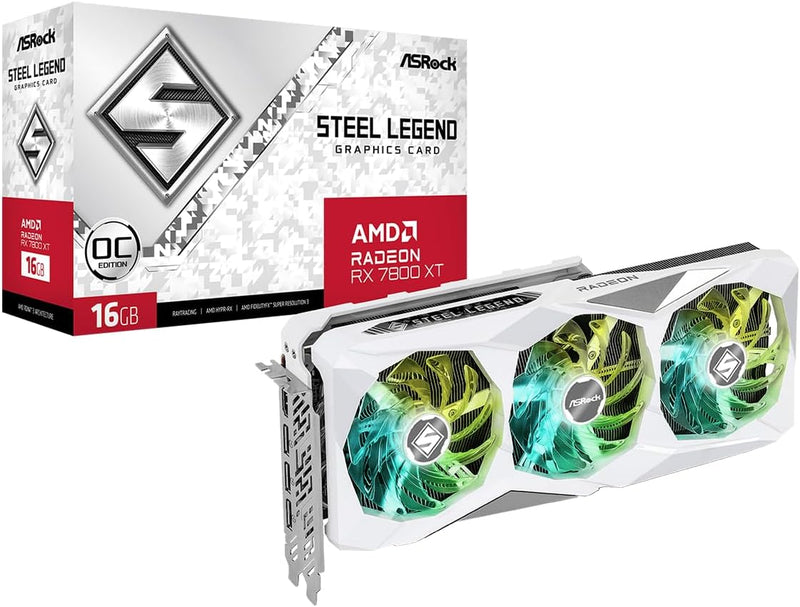 ASRock RX7800XT SL 16GO Radeon Graphics Card — main product image
