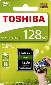 Toshiba THN-N203N1280A4 128GB SDXC UHS-I Card — main product image