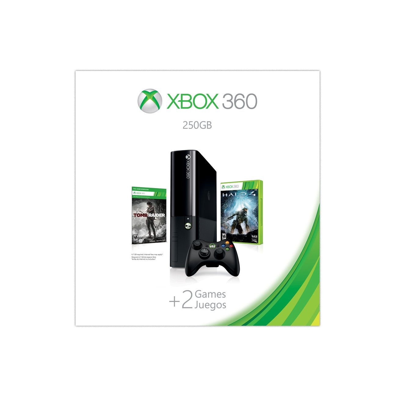 Microsoft N2V-00009 Xbox 360 250GB Console Halo 4 Bundle