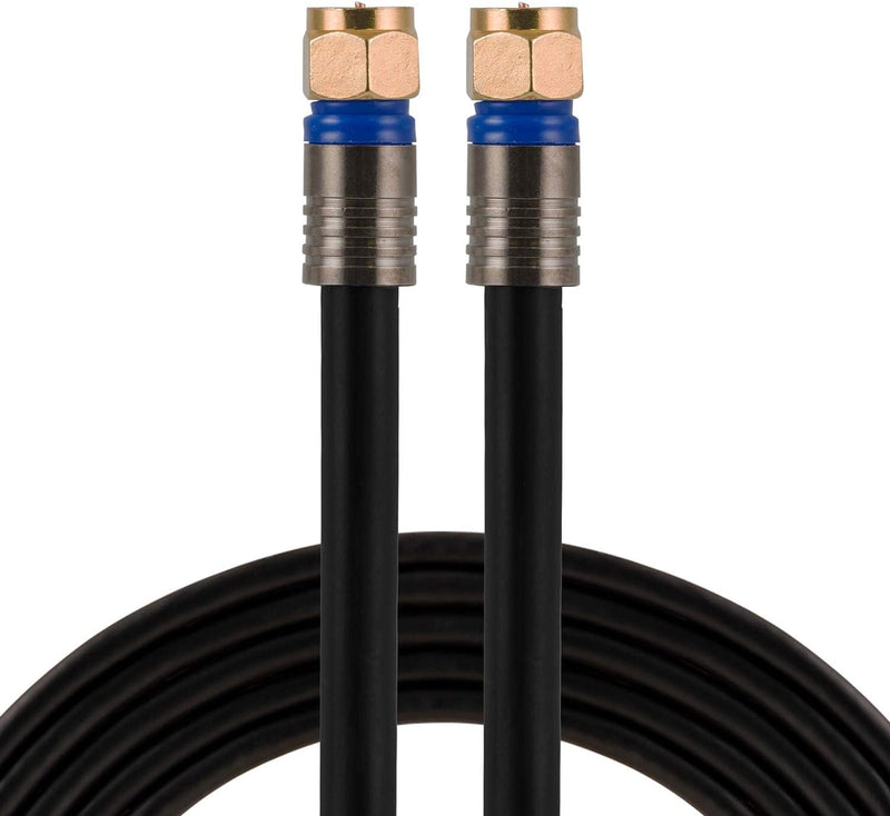 GE 33531 25 Ft RG6 Quad Shield Coaxial Cable — main product image