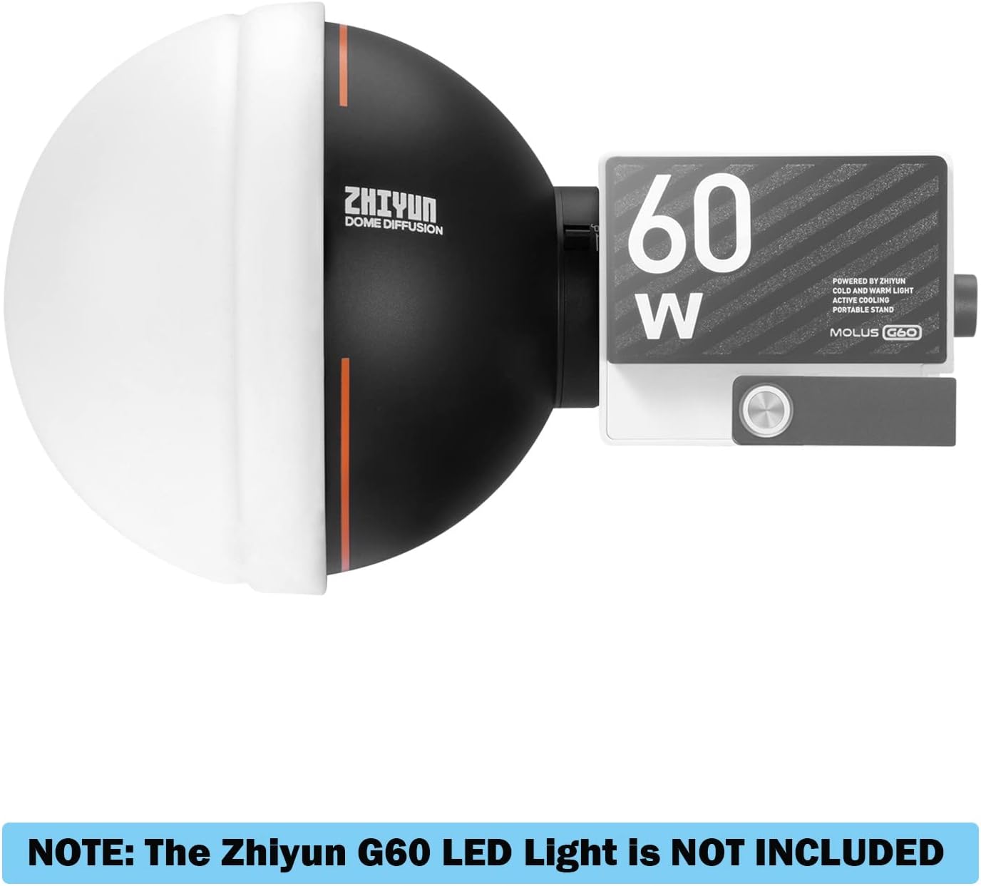 Zhiyun G60 Zhiyun X100 Dome Reflector Light Diffuser