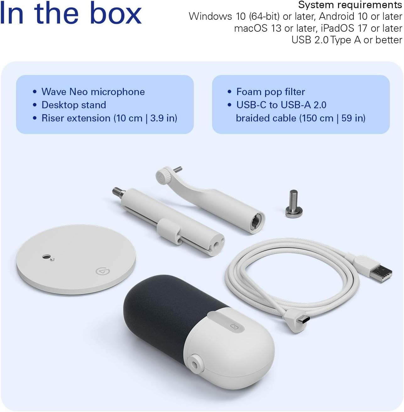 Elgato NEOWAVE USB Condenser Microphone Streaming