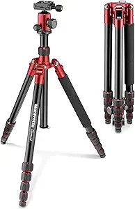 Manfrotto MKELEB5RD-BH Element Big Traveller Tripod with Ball Head - Red