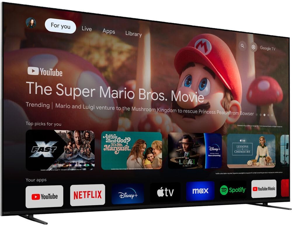 Sony E10SNK65XR70 65-Inch 4K QLED TV Bundle