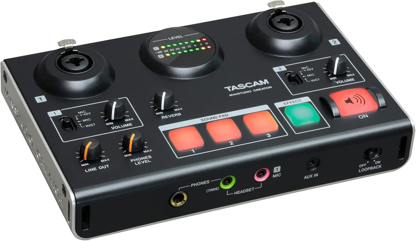 Tascam US42B MiNiSTUDIO Creator USB Audio Interface
