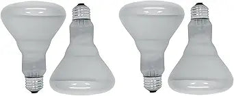 GE Lighting 18011 BR30 Flood Light Bulb 4-Pack