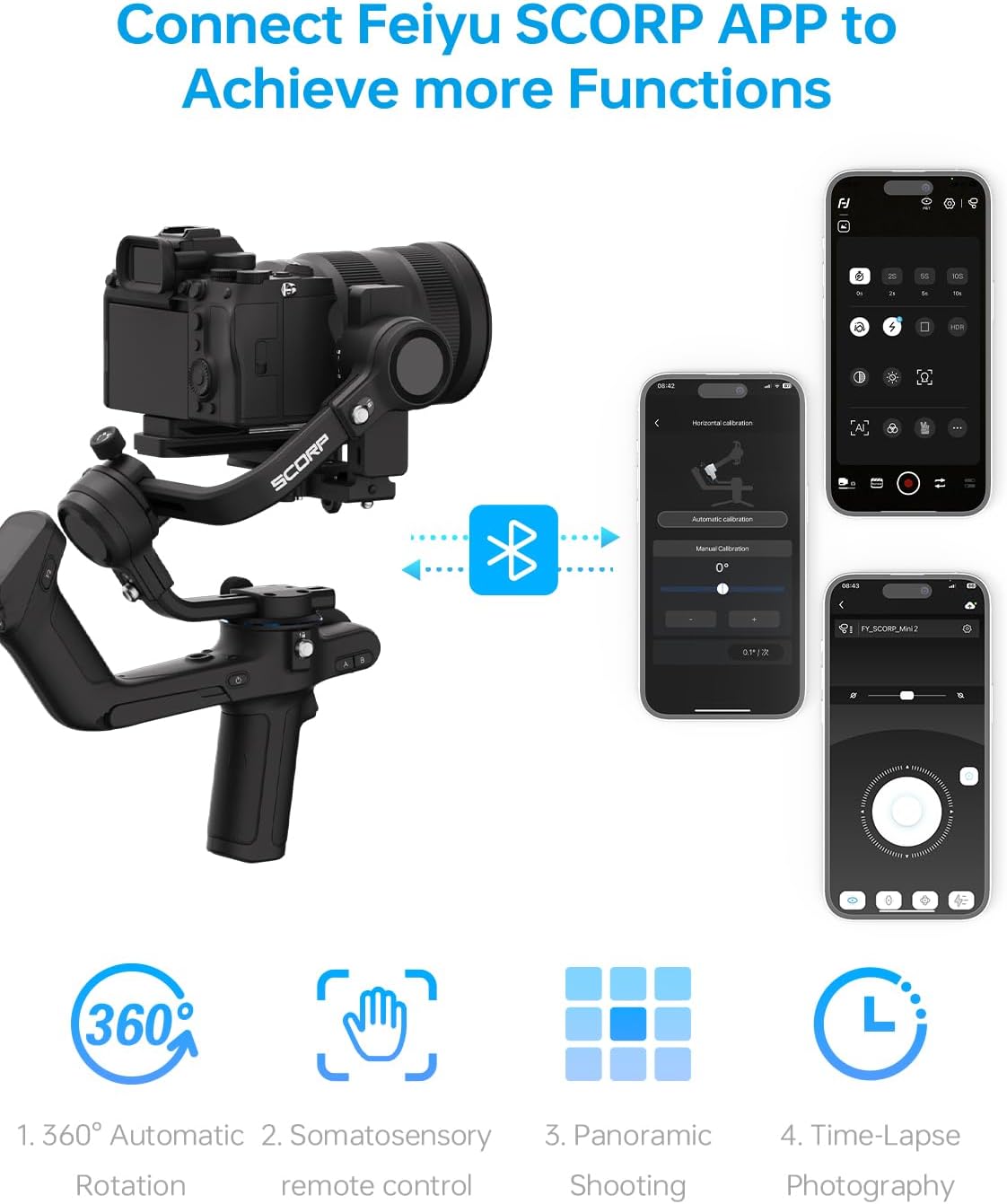 FeiyuTech PN-54T7-801Z SCORP 2 AI Camera Stabilizer