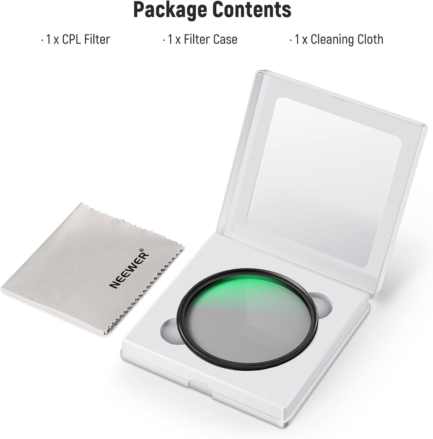 Neewer 55mm CPL Polarizer Filter Multi-Coated Lens