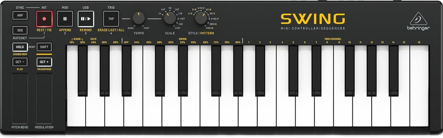 Behringer SWING 32-Key USB MIDI Keyboard Controller