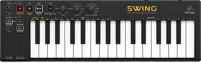 Behringer SWING 32-Key USB MIDI Keyboard Controller — main product image
