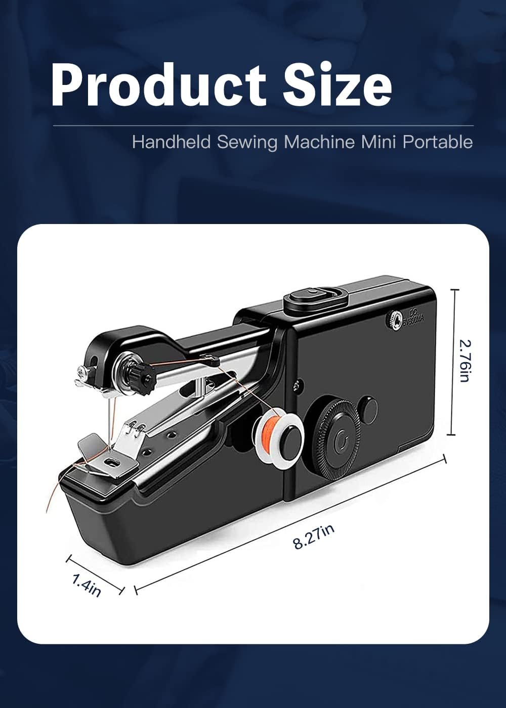 Crucial Handheld Sewing Machine Mini Portable Quick Stitch