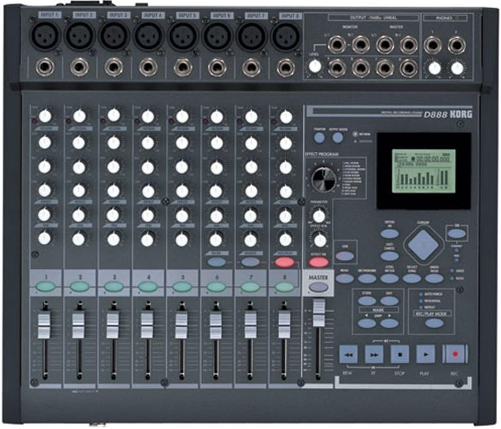 Korg D888 8-Track Digital Audio Recorder