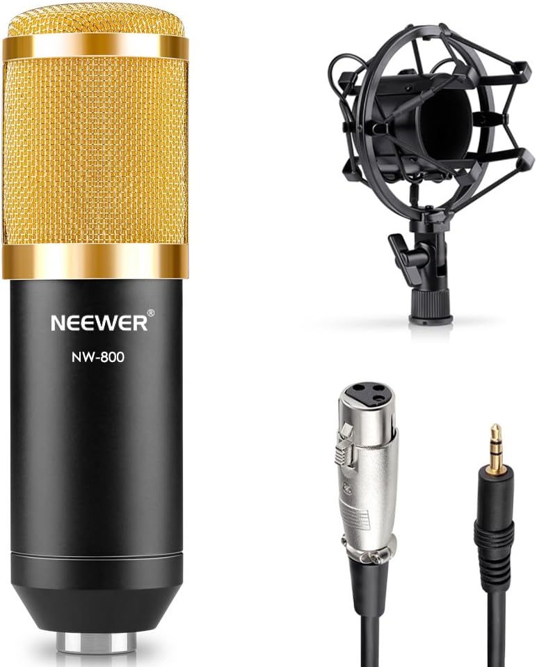 Neewer FBA_90088313 Condenser Microphone NW-35 Stand Kit
