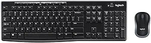 Logitech MK270-BK-B1 Wireless Keyboard Mouse Combo Refurbished