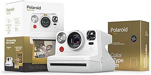 Polaroid Now Instant Camera + Gold Film Bundle