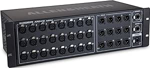 Allen & Heath AH-AR2-2412-BLK Remote Audio Rack 24In/12Out