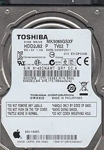 Toshiba MK5065GSXF 500GB SATA Hard Drive (Renewed)