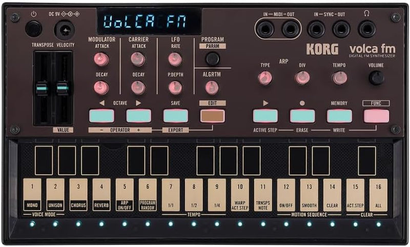 Korg VOLCAFM2 FM Synthesizer 6-Voice Portable Synth — main product image