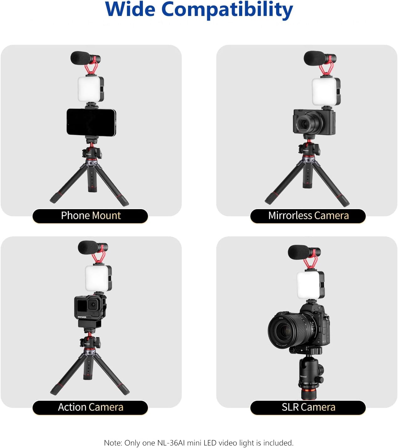 Neewer NL-36AI Portable Bi-Color LED Video Light