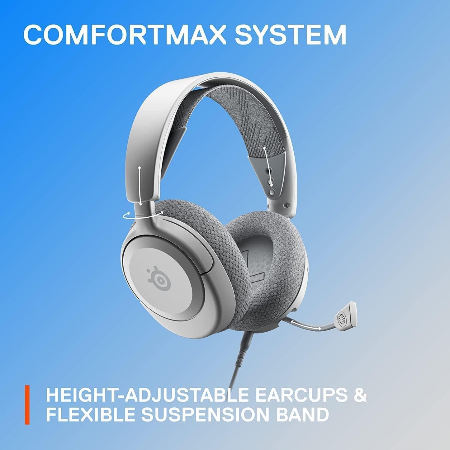 SteelSeries Arctis Nova 1P White Gaming Headset PS5 PC