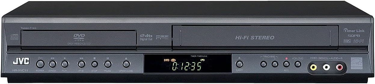 JVC HRXVC11B Progressive Scan DVD VCR Combo (Renewed)
