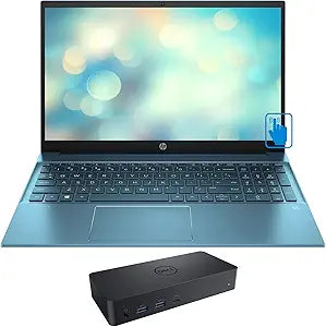 HP Pavilion 15t-eg i7 Laptop, 64GB RAM, 2TB SSD, Touchscreen, Dock